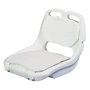 Schalensitz aus Polyethylen, weiß