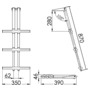 DIVER telescopic ladder for gangplank