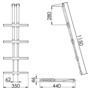 DIVER telescopic ladder for gangplank