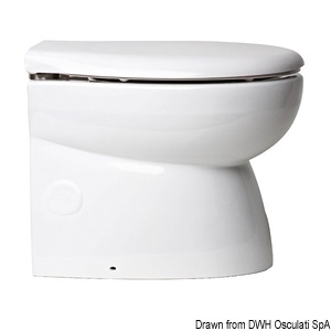 Faired electrical WC porcelain bowl low 12 V