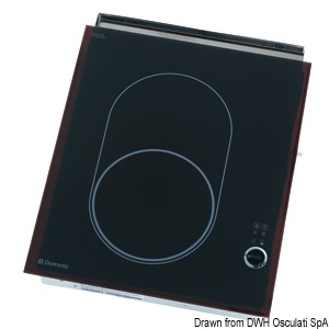 DOMETIC gas hob unit with ceramic glass top