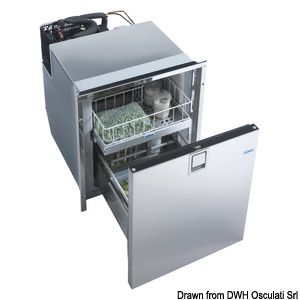 ISOTHERM fridge DR55 inox 12/24 V