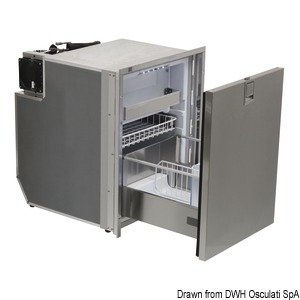 ISOTHERM fridge DR85 inox 12/24 V