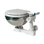 Manual toilet unit compact mirror-polished SS