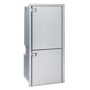 ISOTHERM refrigerator with stainless steel front panel - double compartment