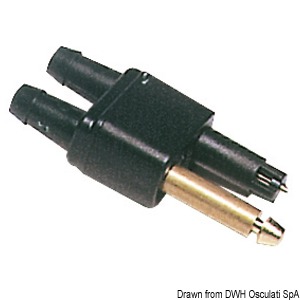Fuel male connector MERCURY/MARINER 2 hose adaptor
