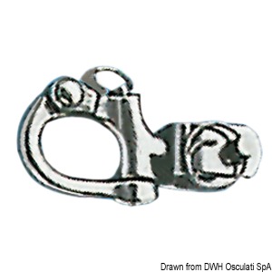 Snap shackle for blocks 12 mm