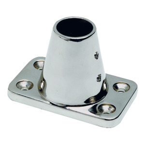 AISI316 stainless steel cast base for stanchion