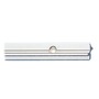 Anodized aluminium X-rail 2m-bars