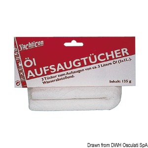 Upijajuće krpe YACHTICON za ulje i gorivo
