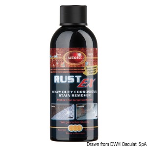 Rust Ex AUTOSOL per rimuovere eventuale ruggine dall\'acciaio inox e ossidazione dall\'ottone lucido/cromato