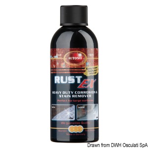 Rust Ex AUTOSOL za odstranjivanje eventualne hrđe sa inoxa i trgova oksidacije sa sjajnog/kromiranog  mesinga