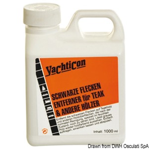 YACHTICON cleaner for teak black spots