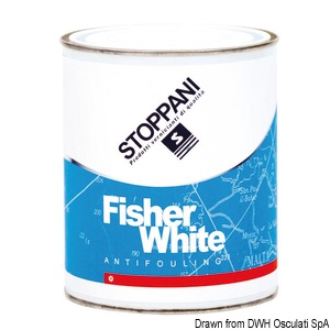 Fisher Paint antifouling, weiß 0,75 l