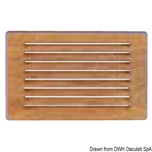 Teak protection front panel 200x150 mm