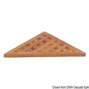 Треугольная деревянная решетка ARC для душевых принадлежностей