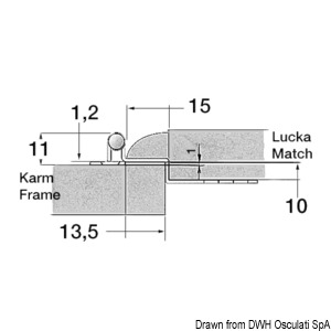 Stainless steel hatch hinges