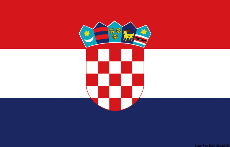 Flag Flag Croatia 30x45 cm with Wand