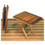 ARC teak tip-top table, adjustable height