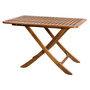 Foldable teak table 110x70 cm