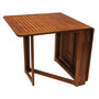 Mesa plegable de teca 78x145x70 cm