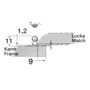 SS hinge 38x46 mm