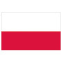 Flagge Polen 20 x 30 cm