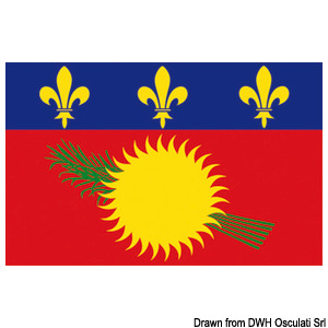 Flag Guadeloupe 20 x 30 cm