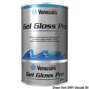 Gel-Gloss two-component varnish white