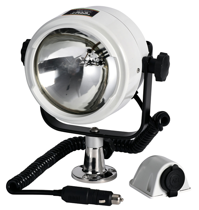 Osculati Scheinwerfer Night Eye mit 2 Leuchten 12 Volt 100+100W mit Schaltpaneel 