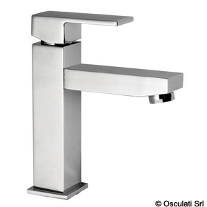 Grifo de lavabo de baño cuadrado bajo