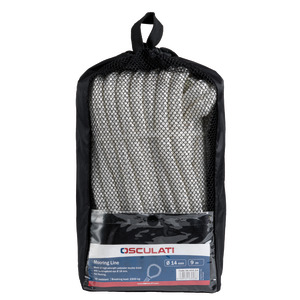 Mooring line with eye black 14 mm x 9 m