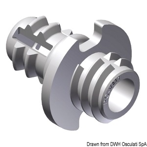 Self-tapping clip variable air gap