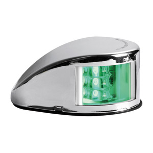 Luz de navegación Green Mouse Deck con cuerpo de acero inoxidable