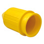 Watertight cap for 14.636.10 yellow PVC