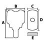 Spare handles for Osculati hatches