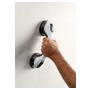 Handle fitted with suction pads