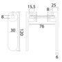 Nauta Türklinke R AISI316, poliert 8 mm