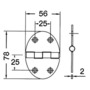 Oval hinges