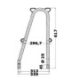 Twin stanchion for internal bases