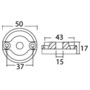 Anode de rechange hélice proue/poupe pour Vetus