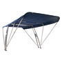 A-frame with folding awning