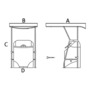 T-Top in acciaio inox con 4 portacanne