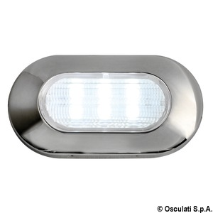 Oval, 6-led courtesy light white