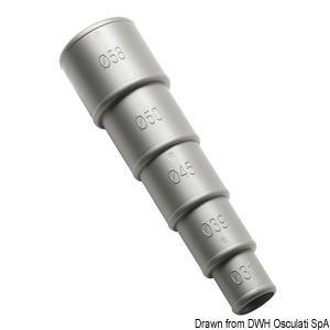 Universal hose adapter diam. 32 to 60 mm