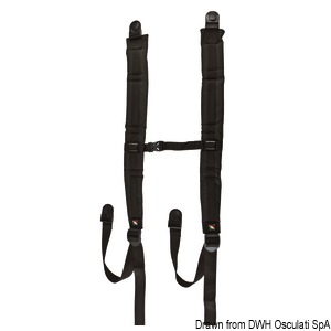 Amphibious padded shoulder straps for Cargo
