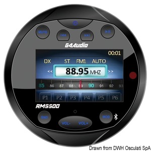Radio FM/Bluetooth/USB/Mp3 za komandnu ploču GUSSI-SWEDEN s daljinskom komandom