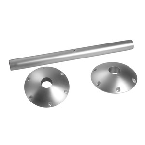 Pied de table aluminium avec base externe