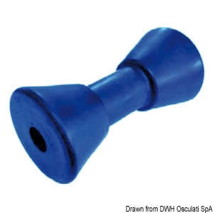 Mittlere Kielrolle, blau 190 mm Ø Bohrung 21 mm