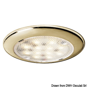Procion LED golden ceiling light recessless